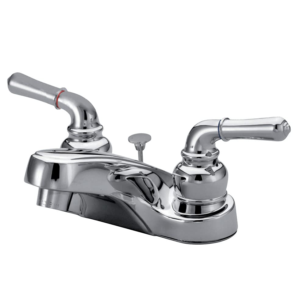 Mitigeur lavabo en laiton massif Kingston Brass KB251B avec bonde