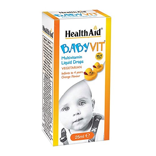 Health Aid Baby Vit - Orange Flavour (Ages 0 to 4 Years) 25ml Drops