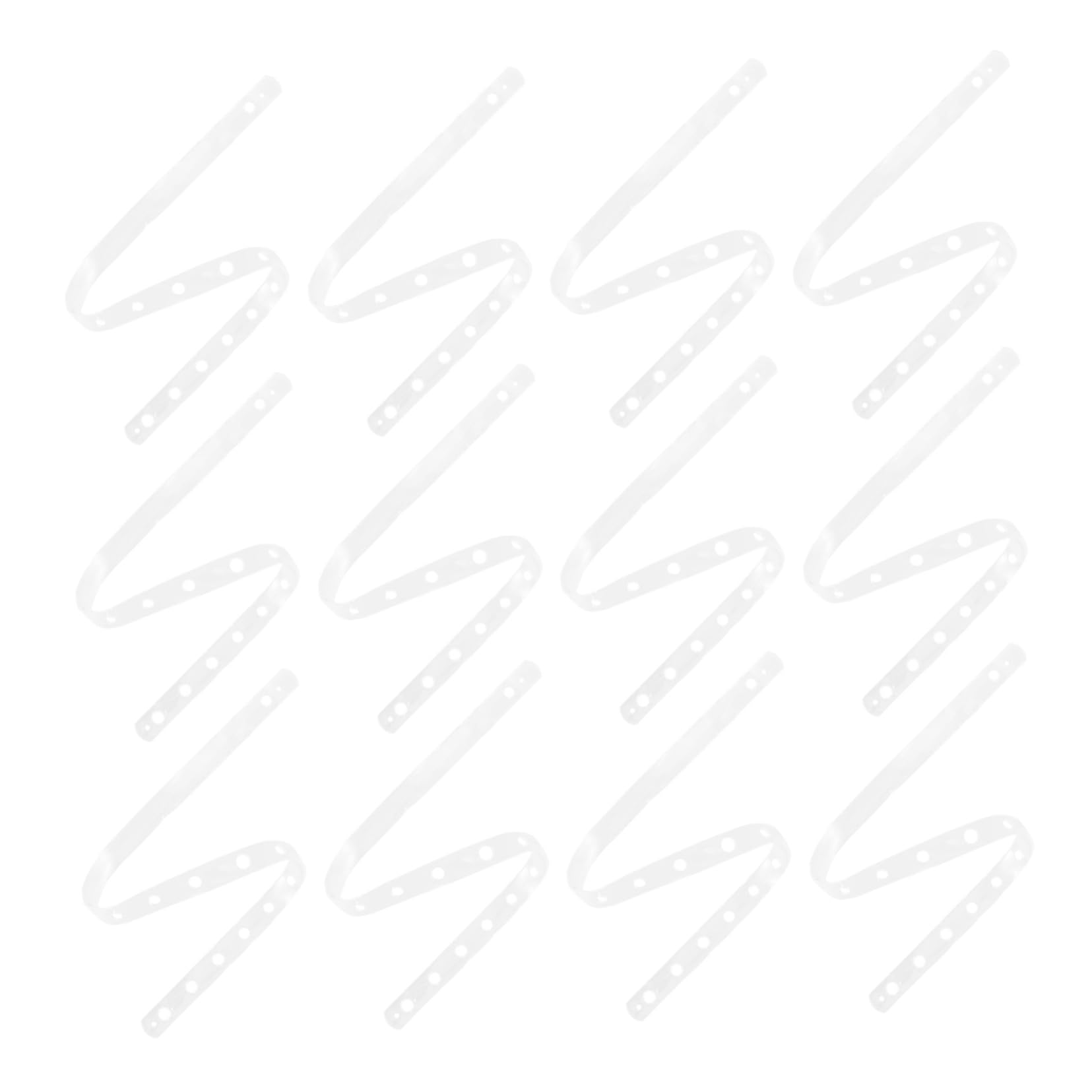 CHILDWEET 20pcs Hanger Connection Strip Clothes Rack Clothes Hangers Coat Hanger Clothing Hangers Linkage Strips Closet Rack Storage Strips Closet Space Saver Hanger Strips Plastic