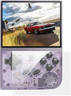 RG35XX Handheld Game Console with Garlic OS Linux System, 64G TF Card 5400+ Classic Games, 3.5-inch IPS Screen, Retro Games Console Handheld Emulator Console Gifts for Adults Kids