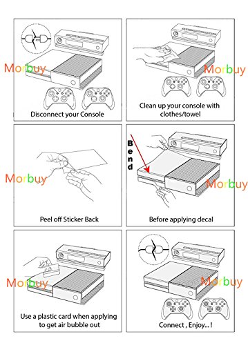 Morbuy, rivestimento adesivo in vinile per console...