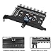 SinLoon PC 8 Channels Fan Hub Knob Cooling Fan Speed Controller for CPU Case HDD VGA PWM Fan PCI Bracket 12V Fan Control- SATA Interface Power Supply (SATA 1Knob)