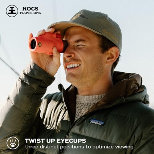Image of Nocs Provisions Zoom Tube 8x32 Monocular, Bird Watching & Backpacking | 8X Magnification Telescope, Bak4 Prism, Wide Field of View for Wildlife Viewing