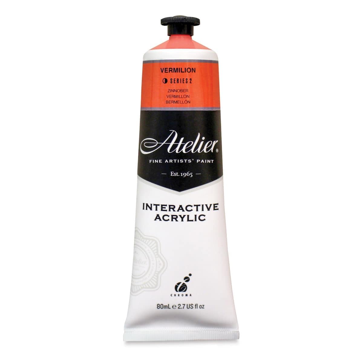 Atelier Interactive Beige Interactive Acrylic Paint Vermilion 80Ml Tube