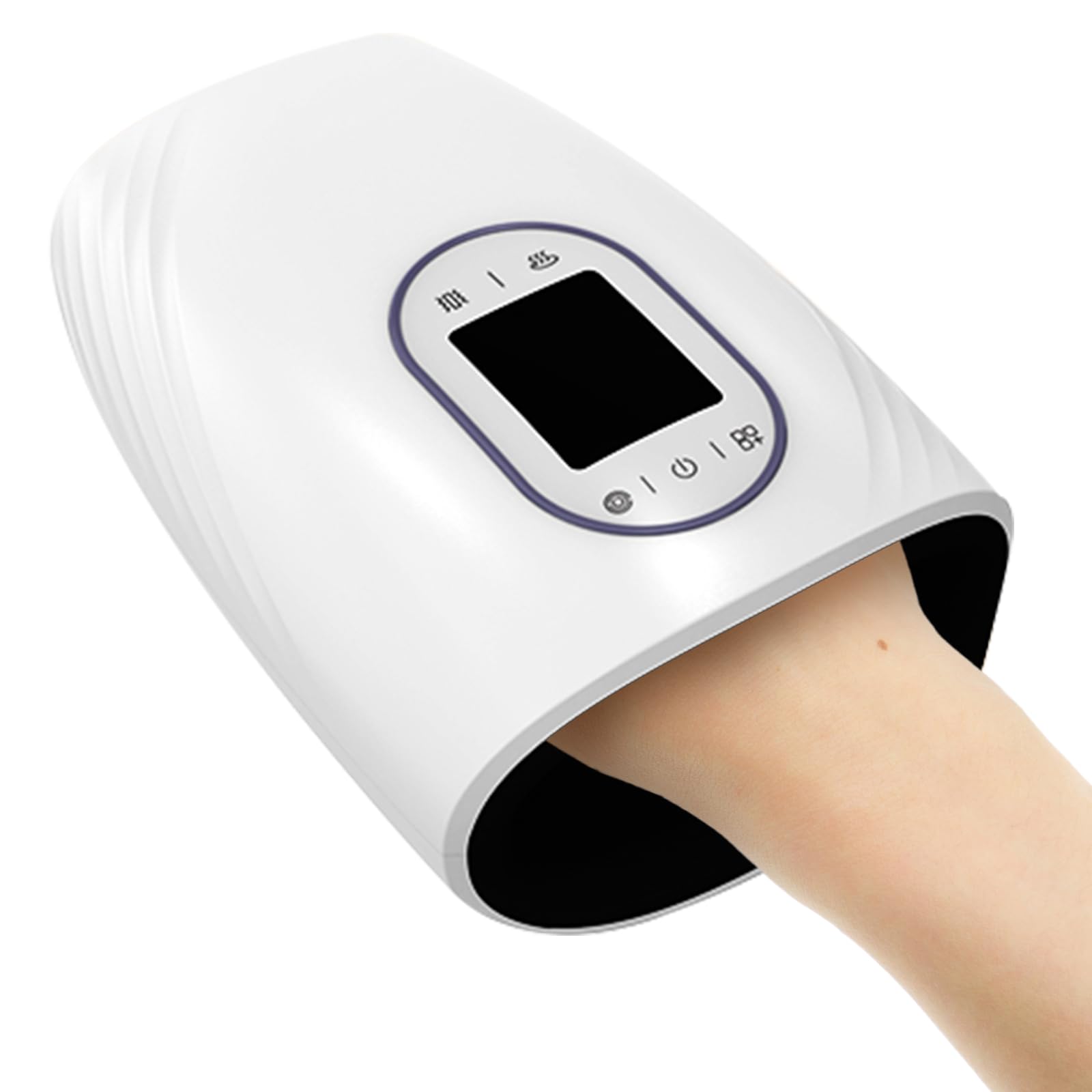 Cordless Handmassagegerät,Elektrisches Handmassagegerät, wiederaufladbares hand massagegerät mit Heizung Kompression, Ideal zur Linderung von Handermüdung,geeignet als Geschenk für Männer und Frauen