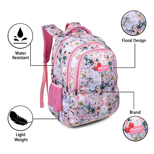 BEAUTY GIRLS BY HOTSHOT 1577 |School Bag|Tuition Bag|College Backpack|For Girls & Women|18 Inch|30 L Waterproof School Bag - Image 5