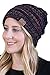 Funky Junque Cozy Slouchy Cable Knit Beanie - Warm Winter Hat for Women