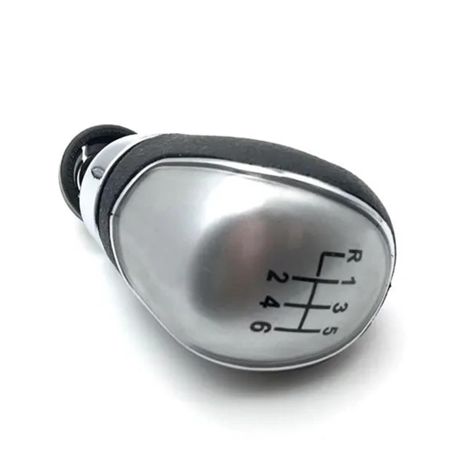 Sauanmnktp Silver 6Speed Gearshift Knob For Focus 2004-2007 Gear Shift Knob 5 6 Speed Manual