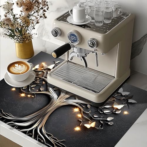 Image of HOMETITUTE Coffee Stove Cover 28x20 Diatomite Heat Resistant Non Slip Pad (pattern*7)