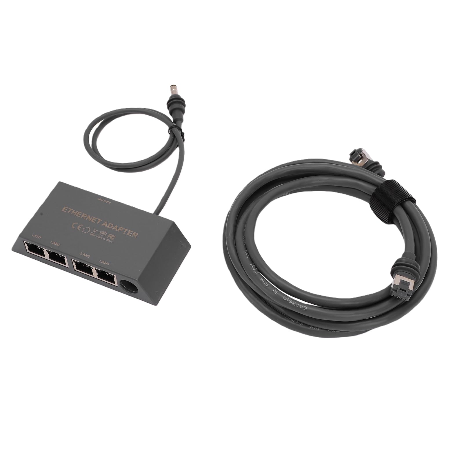 PUSOKEI Adattatore Ethernet a 4 Porte |Connessione Veloce e Stabile per Internet Mini Satellitare di Terza Generazione