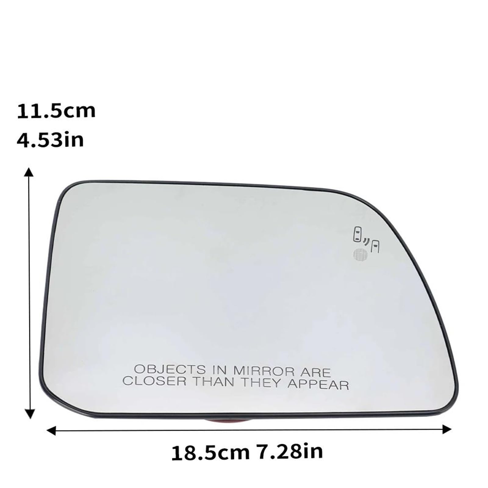Verre Recul Miroir Lentille De Rétroviseur Extérieur Chauffante Pour Ford Pour Edge 2011-2014 Et Pour Lincoln MKX 2011-2015 Version Américaine Retroviseur(1 pair)