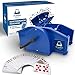 HELDENGUT® geliebte Kartenmischmaschine Uno, Poker, Skip Bo & viele weitere Karten - Mischmaschine für die perfekte Mischpause - Kartenmischer manuell für Kinder, Erwachsene & Großeltern