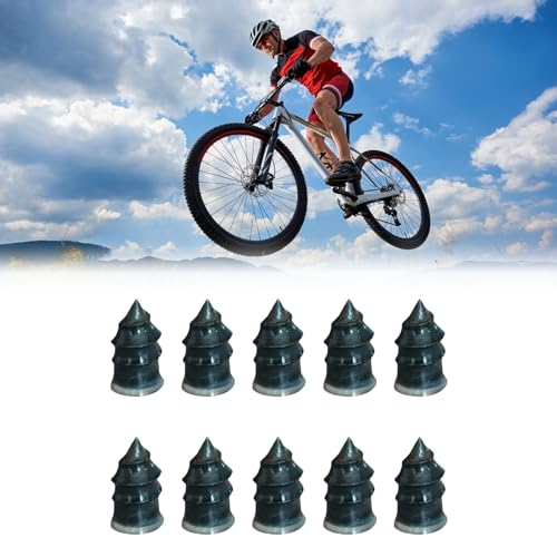 Jonlaki Kit de Clavos para Reparación de Neumáticos Al Vacío, Autoservicio de Reparación de Pinchazos para Uso en Automóviles, Motocicletas, Camiones y Tractores, 10 Uds. (L)