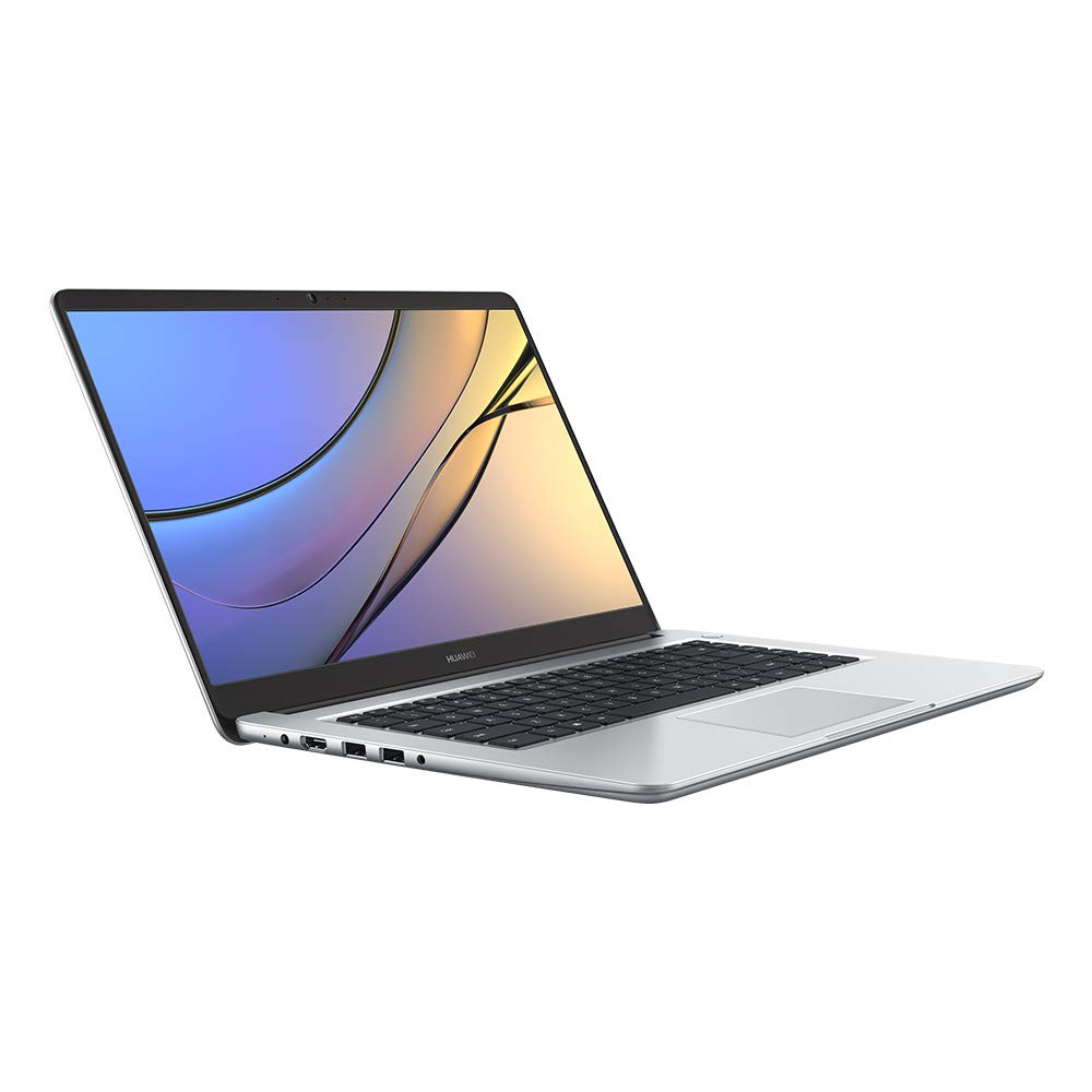 HUAWEI MateBook D 15.6" Laptop, Processore Intel Core i3-8130U, RAM 8 GB, 256 GB SSD, Schermo 1080P FHD, Windows 10 Home, Argento