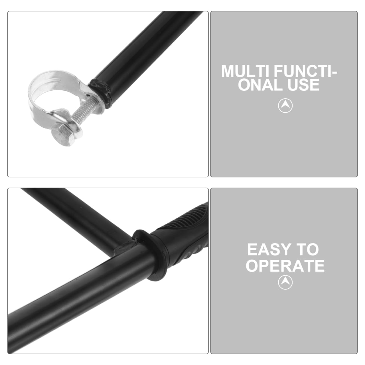 Cabilock Rallonge Universelle pour Poignée De Poussette Extension De Guidon Ergonomique Accoudoir De Poussette Bébé Poignée Rehaussée pour Parents Accessoire De pour Sorties