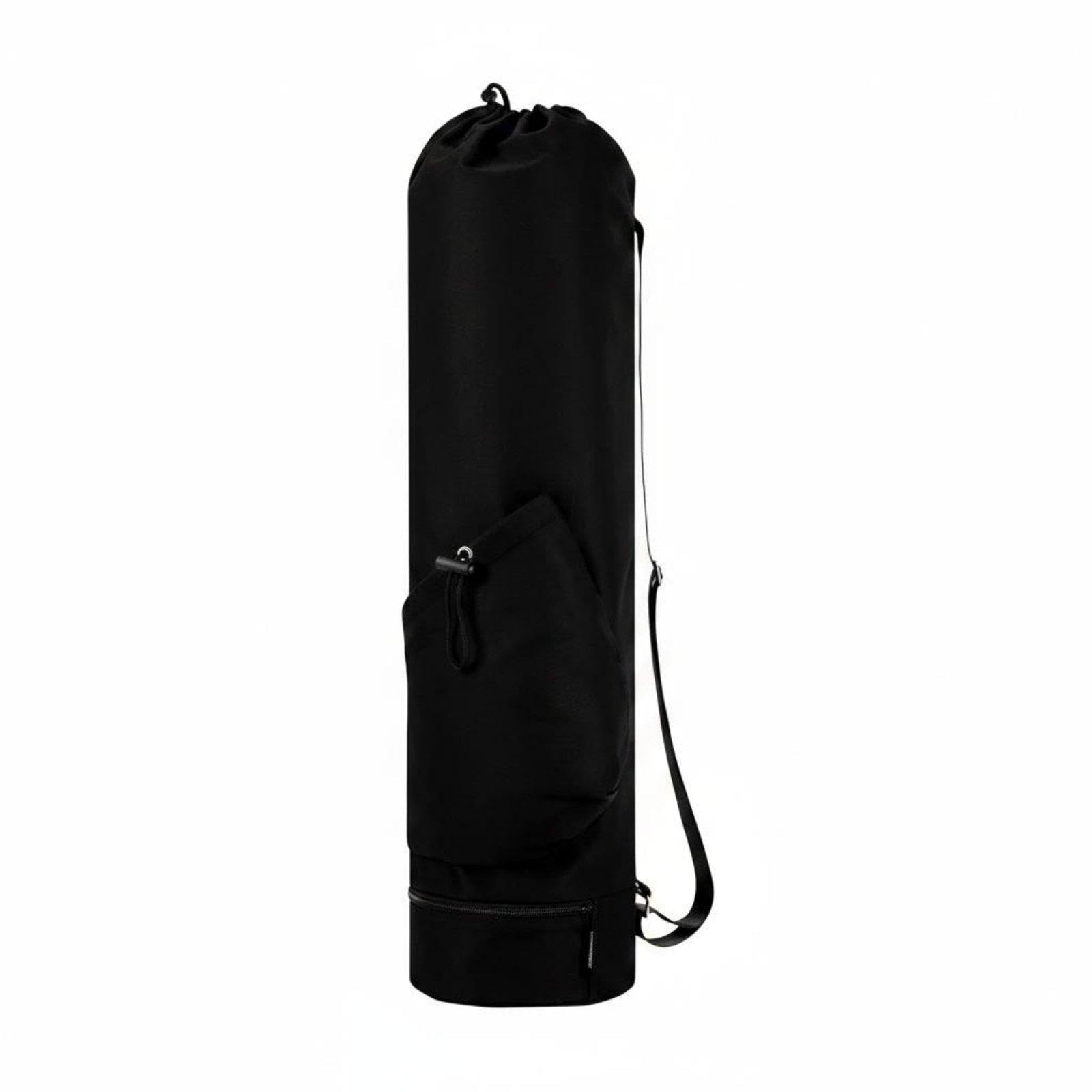Stretching Mat Backpack Lightweight Stretching Mat Carrier Nylon for Gym, Travel Black-image-25