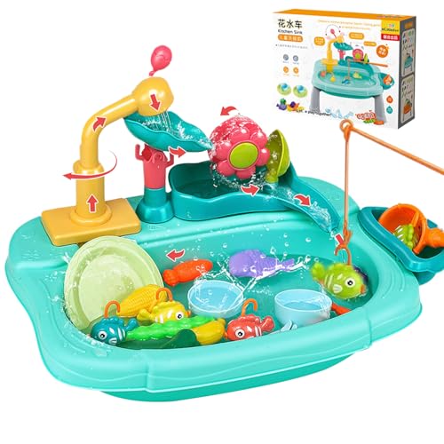Table à Eau pour Enfants Parfaite pour les Jeux de Jardin et de Pêche en Été