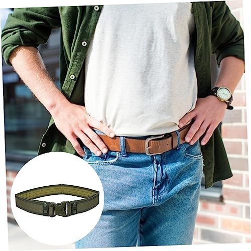 BESPORTBLE Military Style Nylon Waist Belt for Men Tear Resistant Outdoor Training Belt Elastic Webbing Strap for Hiking Hunting Field Operations and Casual Wear2