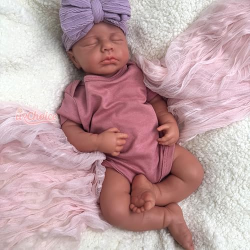 Muñeca Reborn de Silicona Realista 20 pulgadas miniatura 1