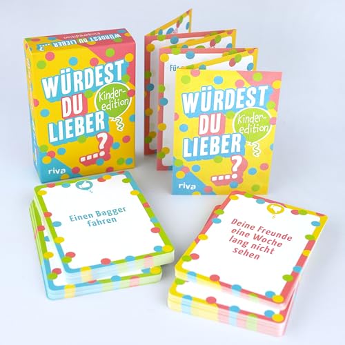 Würdest du lieber ...? – Die verrückte Edition für Kinder: | Das Original. Der Spieleklassiker für Kindergeburtstage. Tolles Geschenk zum Geburtstag und Weihnachten. Ab 6 Jahren