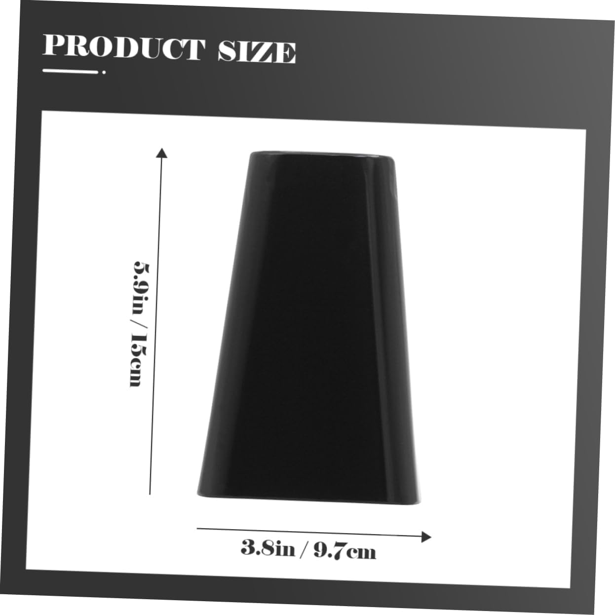 BESPORTBLE Sturdy Cowbell Drum Set Accessory Wear Resistant Music Instrument Part for Concerts Parties Gatherings High Grade with Smooth Surface