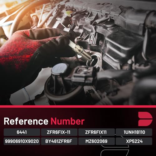 Image of BDFHYK 6441 Iridium Spark Plugs Compatible with Dodge Ram 1500 /2500 Van Dakota Durango Nitro,Compatible with Jeep Grand Cherokee Commander,TL EL 2.0L 3.2L 4.8L L4 V6 V8 Replacement for XP5224 Set of 8