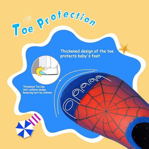 Image of WateLves Kids Water Shoes Toddler Girls Boys Barefoot Non-Slip Quick Dry Aqua Socks for Beach Swim Walking
