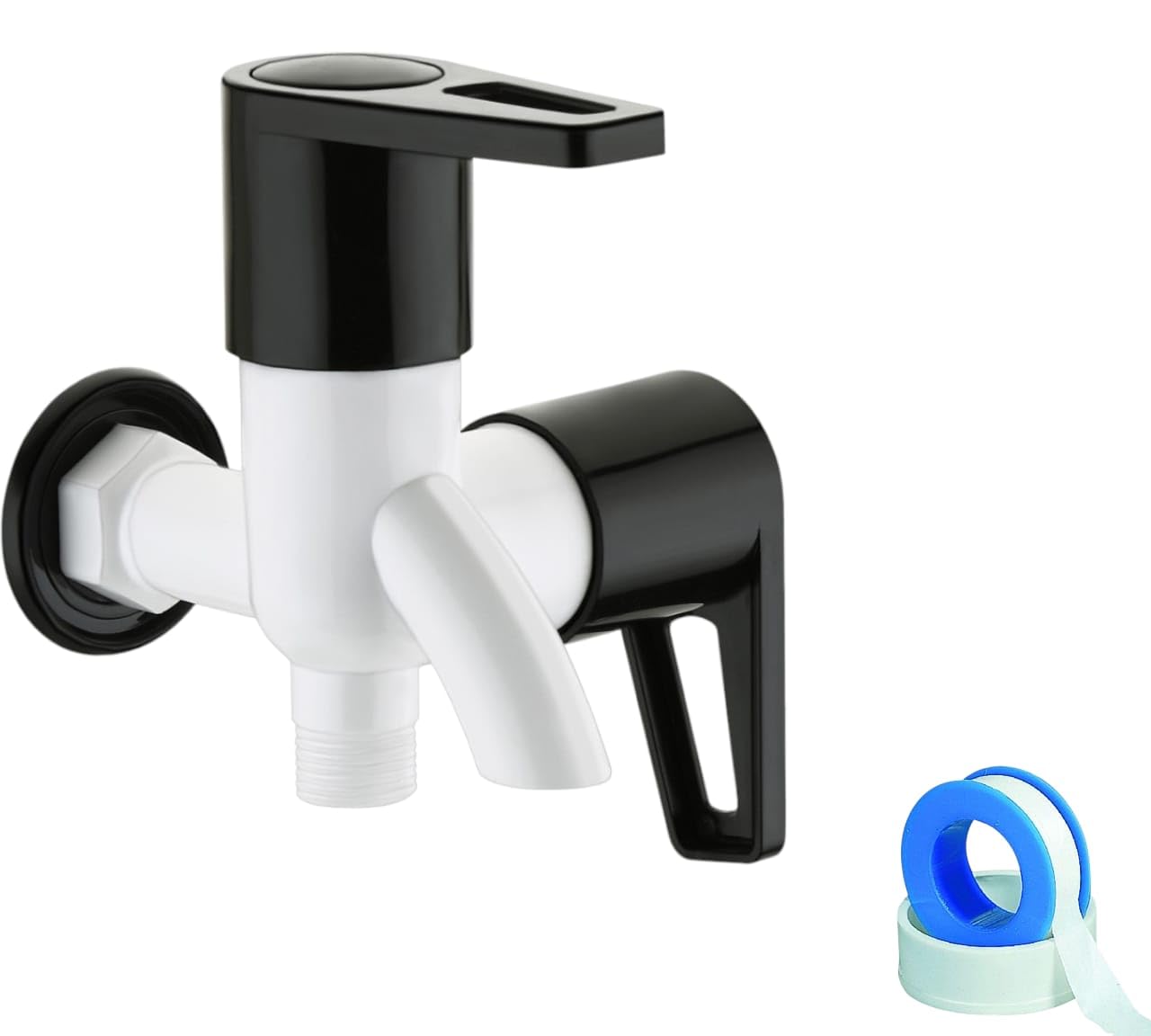 MONIT Plastic Water Tap/Pillar Cocke for Wash Basin/Plastic Piller Bib Cock/S Tsink/Bathroom Bibcock (Eco 2 Way Bibcock)-image-35
