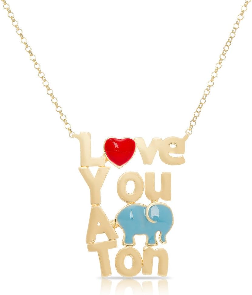 Lily Nily Necklace for Girl's Love You a Ton Necklace