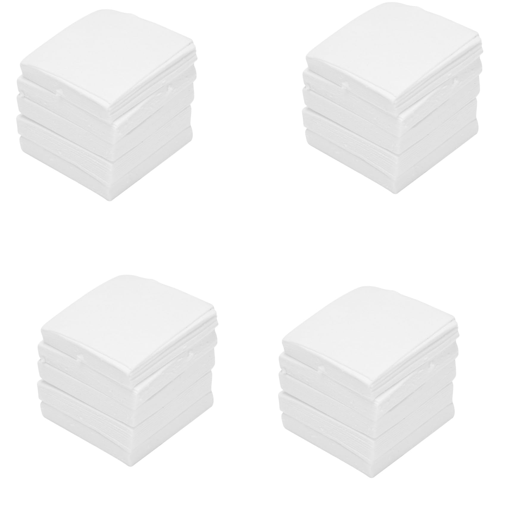Hndhbfgrt 200 Sheets Ceramic Fiber Square Microwave Kiln Glass Fusing Paper Household Tools