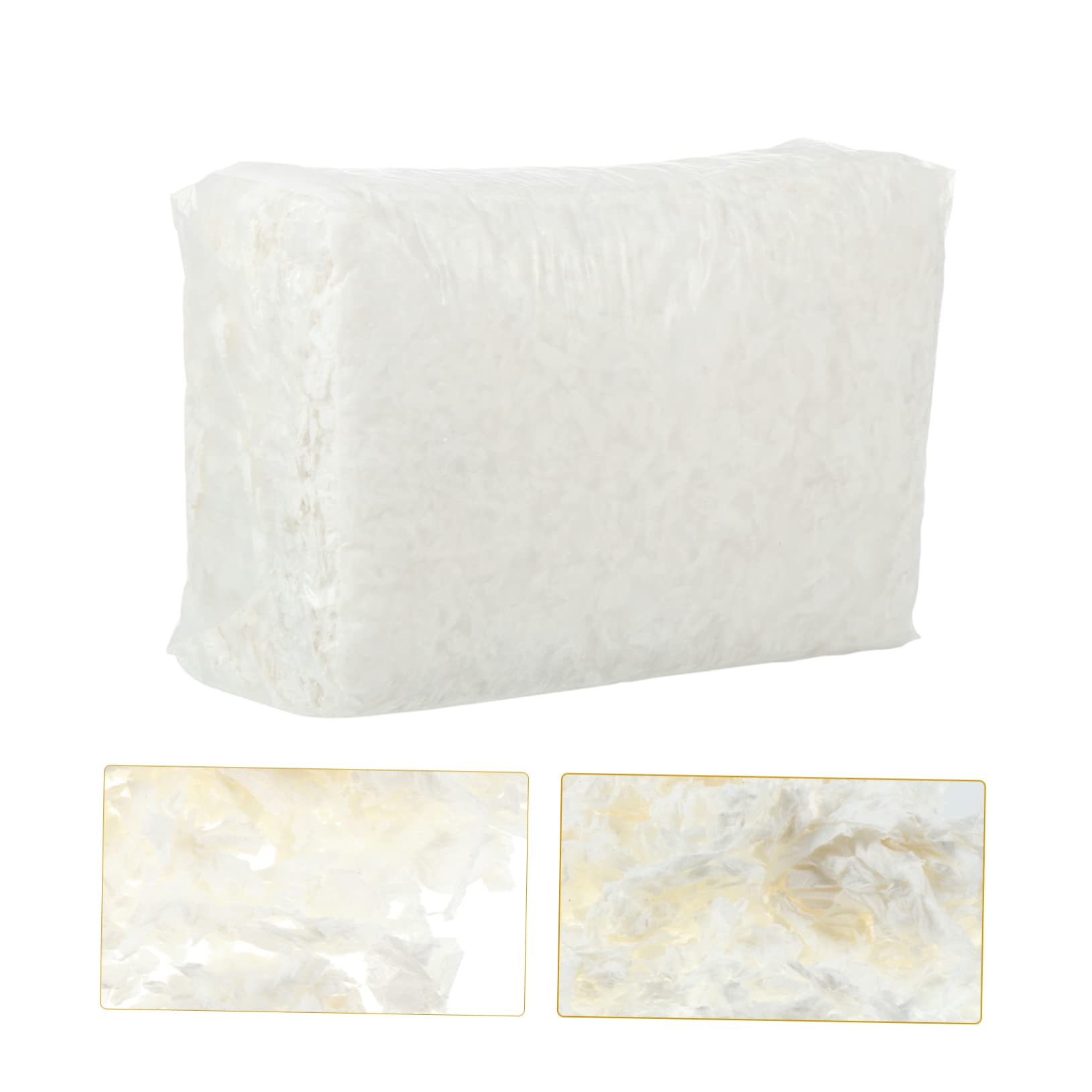 WOONEKY Litière en Papier pour Petits Animaux Absorbante 1 Pack Blanc