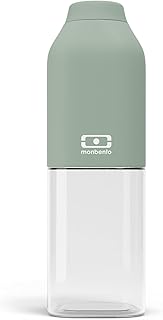 monbento - Bouteille d'Eau MB Positive M Natural 500ml - Gourde Hermétique - Idéale pour Bureau, Sport, Pique-Nique - Sans Bpa - Zéro Déchet - Vert