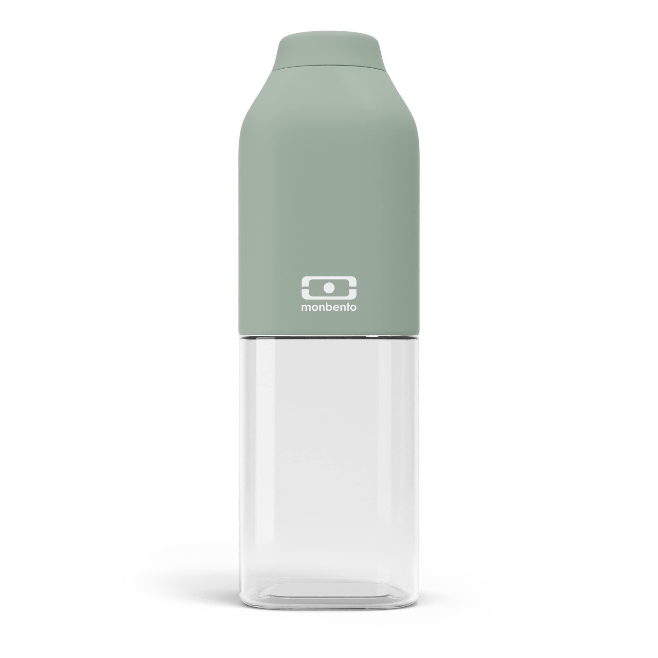 Monbento Green - Water Bottle Mb Positive M Natural 500Ml - Leakproof Water Bottle Perfect For Work, Travel, Sport, Or To Slip Into A Handbag - Bpa Free - Food Grade Safe