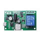 Relé inalámbrico de 12 V, puede programar con 40 teclas 433 mhz RF como máximo