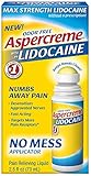 Aspercreme 4% Lidocaine No Mess Applicator, 2.5 oz, Pack of 3
