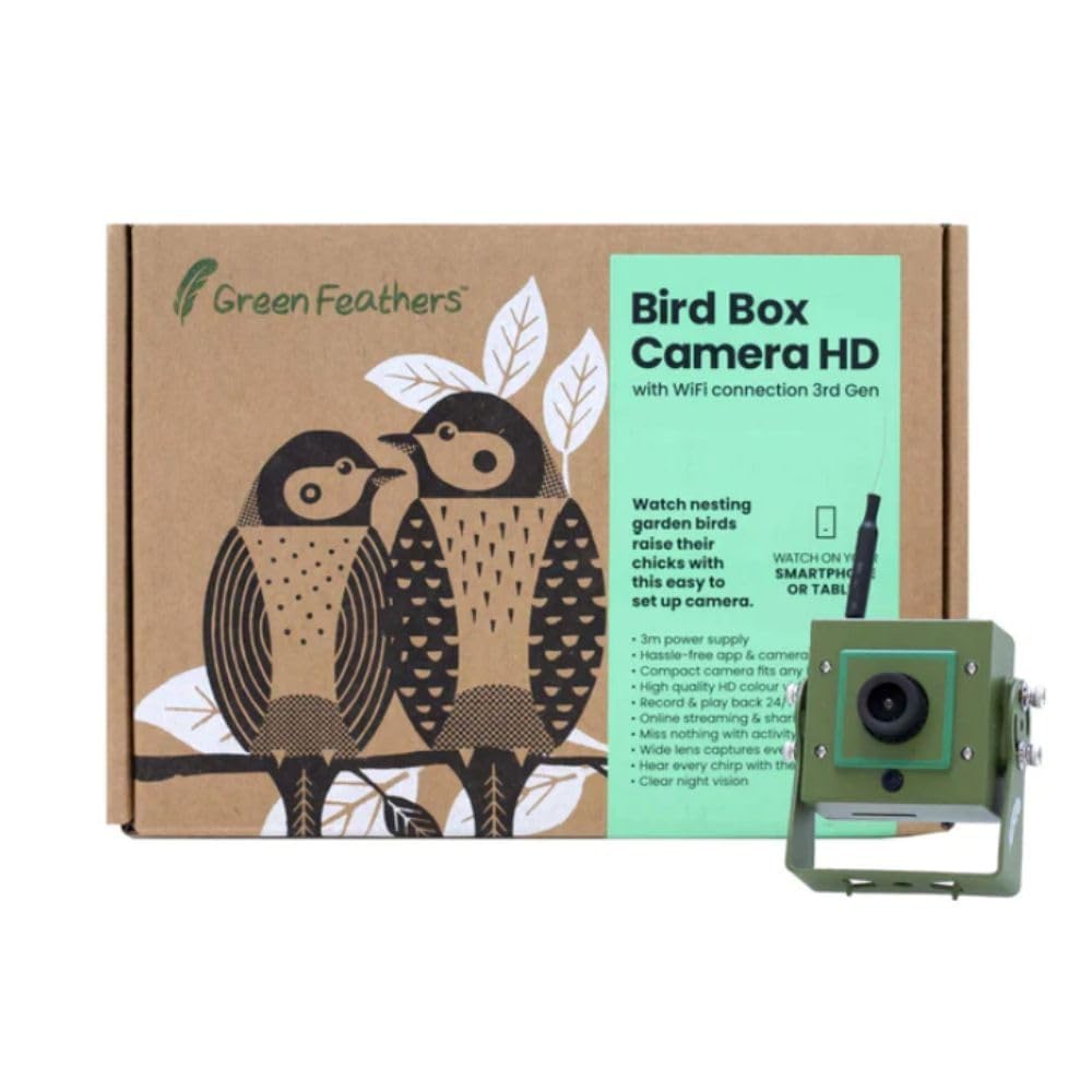 Green Feathers Hd Wifi Bird Box Camera 3rd Gen Wifi Desertcart