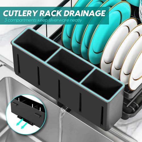 Merrybox DD42-01 Dish Drying Rack Space-Saving Dish Racks thumb #6