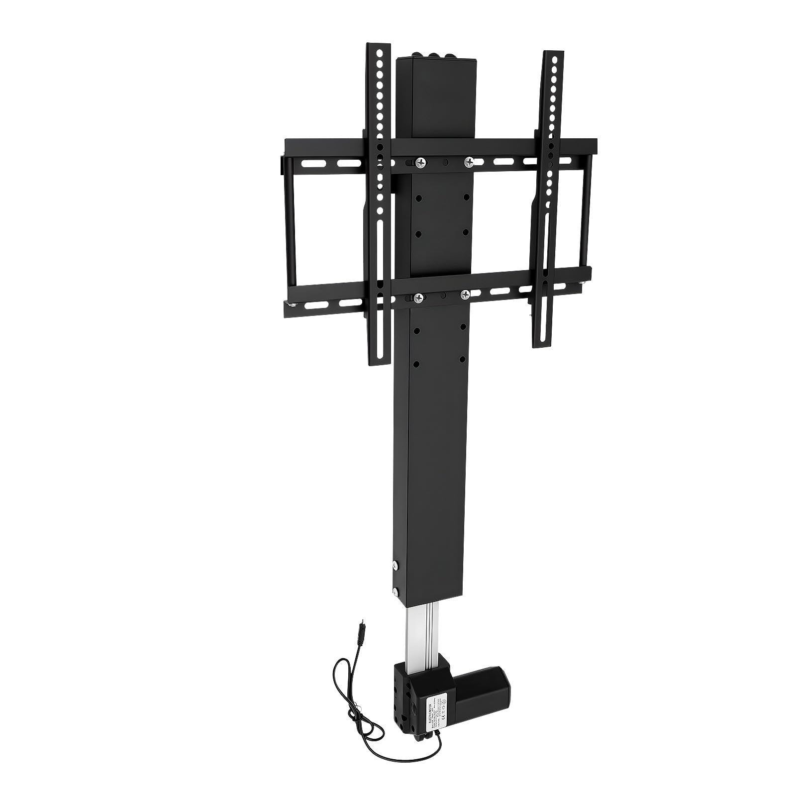 TV Lift - Soporte eléctrico para televisores motorizados de 26 a 57 pulgadas (220 V) | Mando a distancia | hasta 50 kg | rango de ajuste de 98 – 168 cm soporte de TV se puede utilizar para salón, oficina
