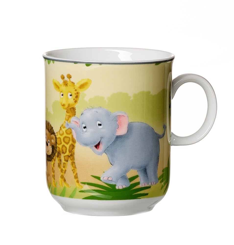 Ritzenhoff & Breker Vajilla infantil Afrikatiere variante: juego infantil de 3 piezas, en caja de regalo