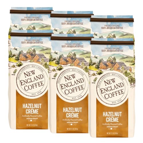 Hazelnut Creme Medium Roast Ground Coffee, 11oz (6-pack)
