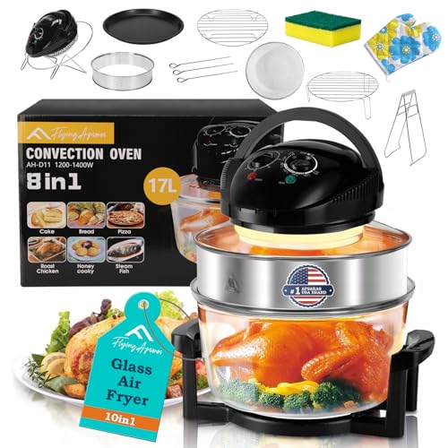 APSARAS USA Upgraded 10 in1 Glass Air Fryer Non...