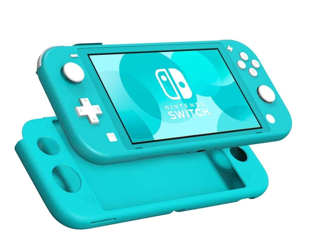 TMG Protective Case Cover for Nintendo Switch Lite, Silicone Protective Rubber Cover, Shock-Absorption Anti-Scratch Non-Slip Case for Nintendo Switch Lite Console - Turquoise (B081L9TMWW) Amazon Price History, Amazon Price Tracker