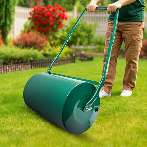 Pelle & Sol 48L Lawn Roller Heavy Duty – Garden Lawn Roller Water...