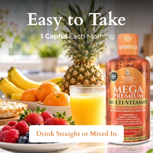 Tropical Oasis Mega Premium Liquid Multivitamin