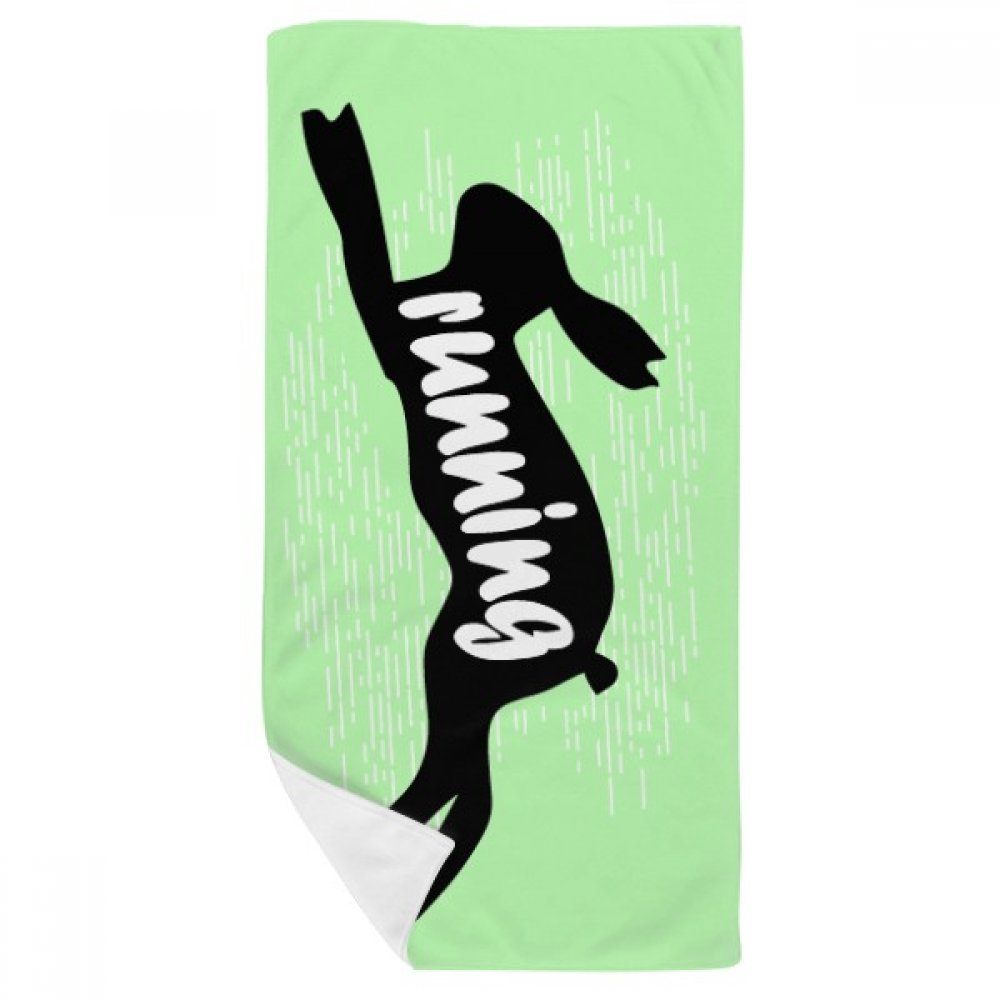 Serviette de bain lapin noir un cadeau mignon et doux pour la naissance ou les invités