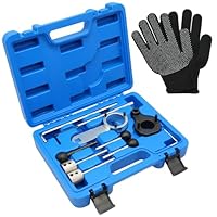 Wvoillty Motor-Einstellwerkzeug-Satz, 10tlg Motor Einstell Werkzeug Set, Zahnriemen Wechsel Werkzeug Kompatibel mit VW Audi Skoda Seat, Für VAG EA288 1.4, 1.6, 2.0 TDI CR Motoren