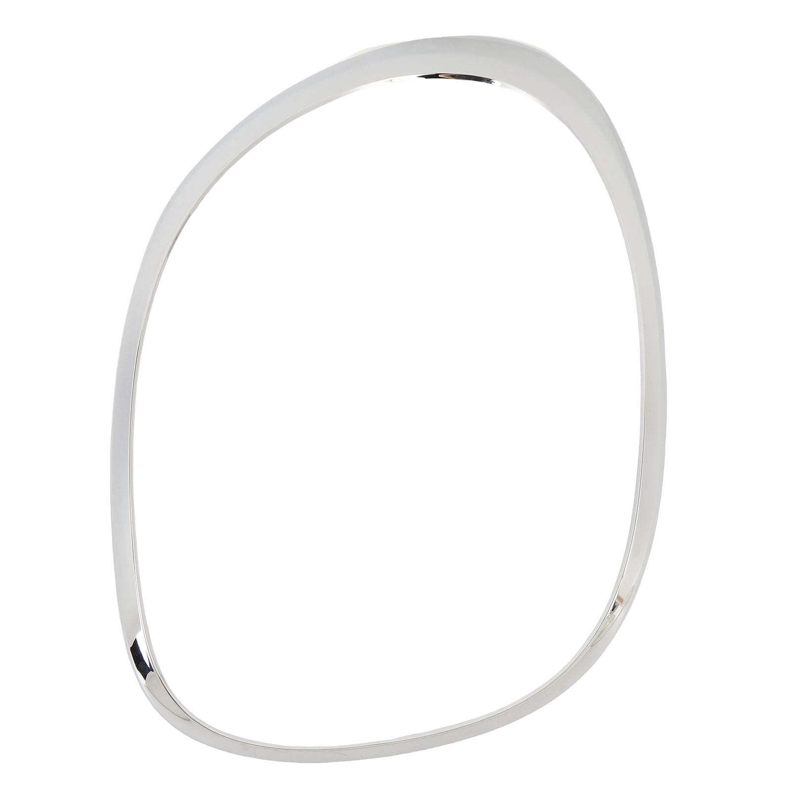 Qqmora Anello di Finitura del Fanale Posteriore Cromato Elegante Cornice Decorativa di Ricambio per Modelli 500L 2014 2018 Il Design in Plastica Ad Alta Resistenza Migliora la Pro (A sinistra: