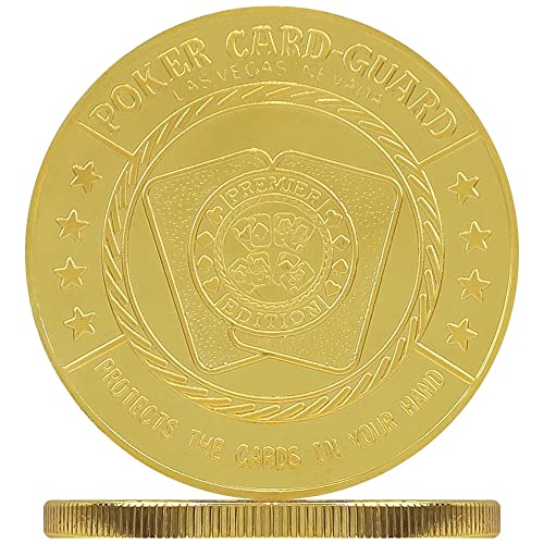 Ficha de Poker Profissional Personalizada em Metal de Luxo Card Guard Protetor de Cartas de Pôquer +
