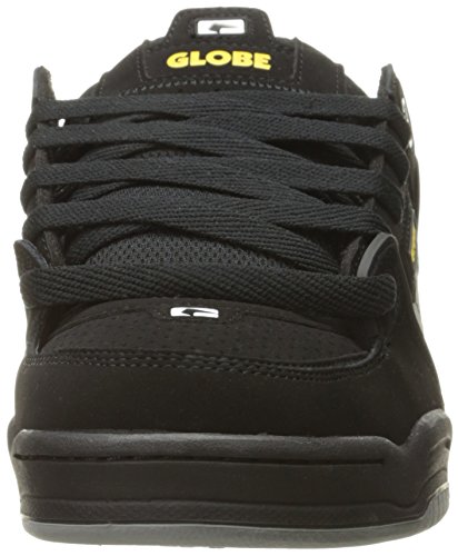 Image of Globe Mens Fusion Skate Shoes, Black /Grey /Yellow, 14 M US