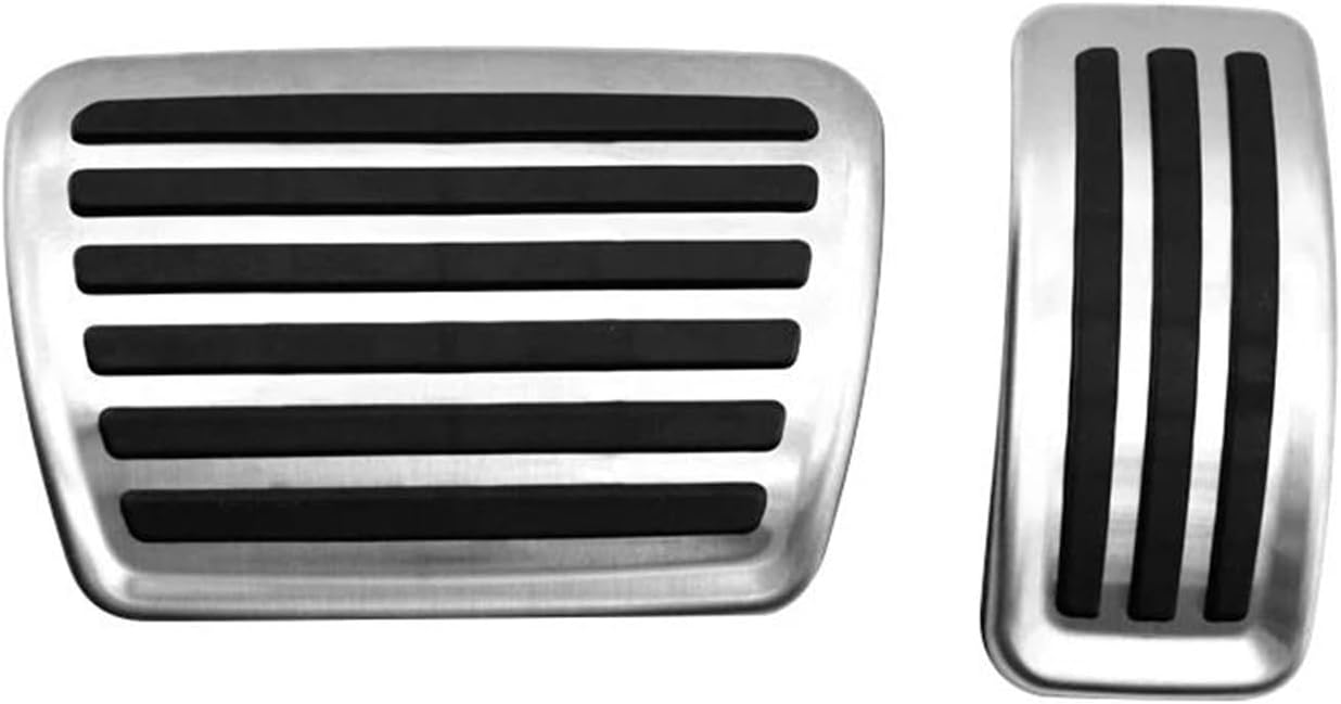 Car Pedals Stainless Car Accelerator Gas Fuel Brake Pedal Cover Pad For Audi For Q7 For Q8 2016 2017 2018 2019 2020 2021 2022 2023 2024